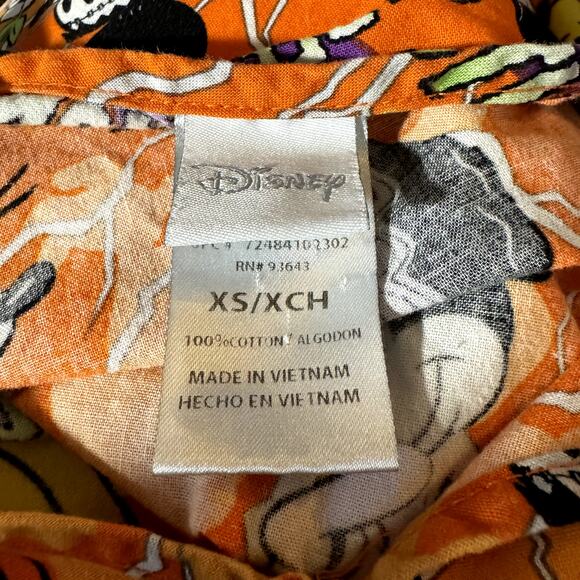 Disney's Bride of Mickenstein Halloween Orange Minnie & Mickey Scrub - Picture 5 of 5